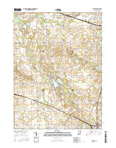 Burket 2016 topographic map thumbnail