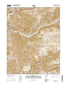 Corydon East 2016 topographic map thumbnail