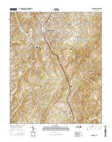 Albemarle 2016 topographic map thumbnail