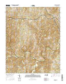 Aquadale 2016 topographic map thumbnail