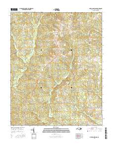 Aurelian Springs 2016 topographic map thumbnail