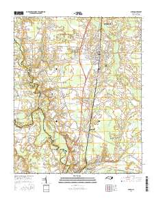 Ayden 2016 topographic map thumbnail