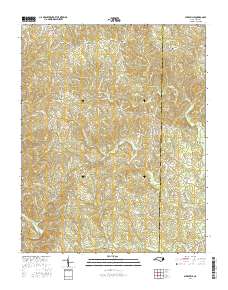 Ayersville 2016 topographic map thumbnail