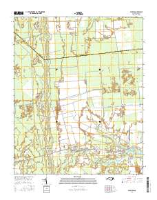 Bayboro 2016 topographic map thumbnail