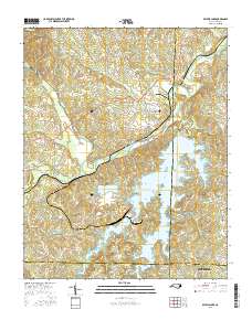 Belews Lake 2016 topographic map thumbnail
