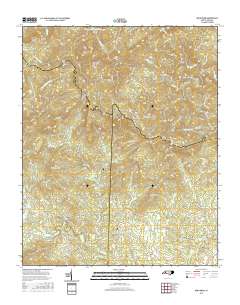 Benn Knob 2016 topographic map thumbnail