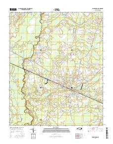 Bladenboro 2016 topographic map thumbnail