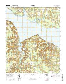 Blounts Bay 2016 topographic map thumbnail