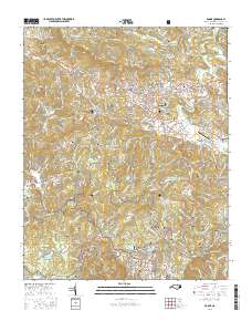 Boone 2016 topographic map thumbnail