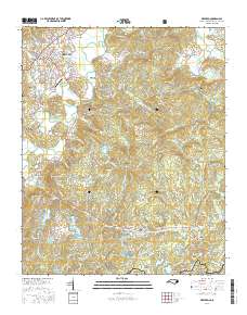 Brevard 2016 topographic map thumbnail