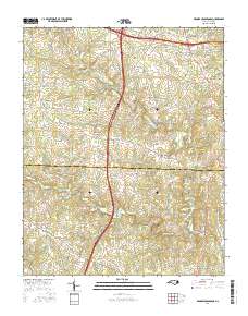 Brooks Crossroads 2016 topographic map thumbnail