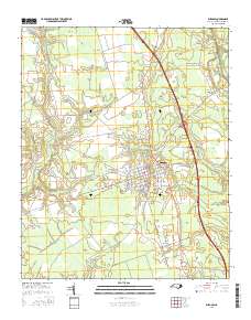Burgaw 2016 topographic map thumbnail