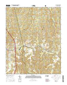 Candor 2016 topographic map thumbnail