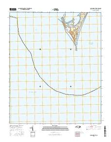 Cape Lookout 2016 topographic map thumbnail