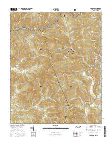 Carvers Gap 2016 topographic map thumbnail