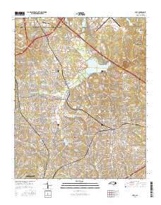 Cary 2016 topographic map thumbnail