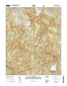 Cashiers 2016 topographic map thumbnail
