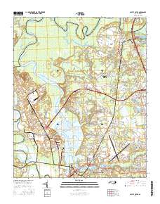 Castle Hayne 2016 topographic map thumbnail
