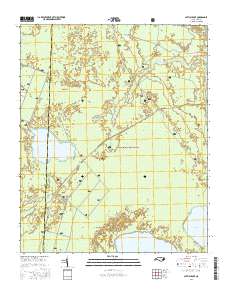 Catfish Lake 2016 topographic map thumbnail