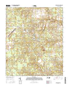 Catherine Lake 2016 topographic map thumbnail