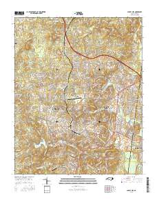 Chapel Hill 2016 topographic map thumbnail