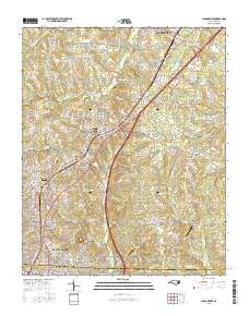 China Grove 2016 topographic map thumbnail