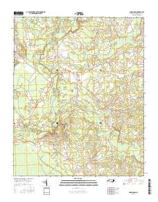 Chinquapin 2016 topographic map thumbnail