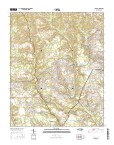 Clifdale 2016 topographic map thumbnail