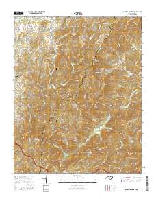 Cliffield Mountain 2016 topographic map thumbnail
