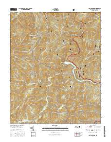 Cove Creek Gap 2016 topographic map thumbnail