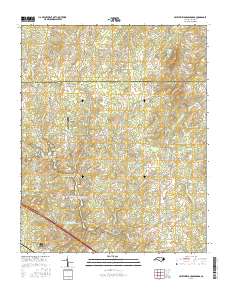 Crutchfield Crossroads 2016 topographic map thumbnail