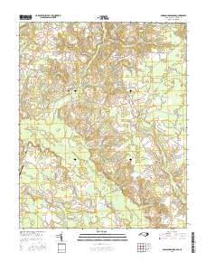 Dawson Crossroads 2016 topographic map thumbnail