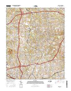 Derita 2016 topographic map thumbnail