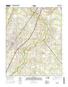 Dunn 2016 topographic map thumbnail