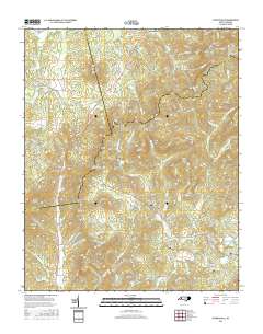 Dysartsville 2016 topographic map thumbnail