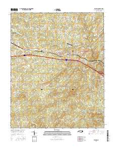 Efland 2016 topographic map thumbnail