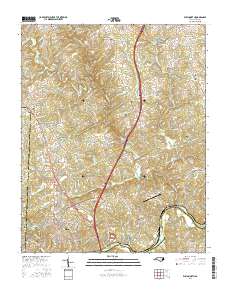 Elkin North 2016 topographic map thumbnail
