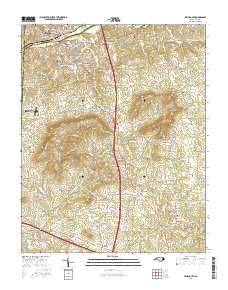 Elkin South 2016 topographic map thumbnail