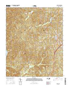 Ellerbe 2016 topographic map thumbnail