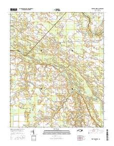 Fort Barnwell 2016 topographic map thumbnail