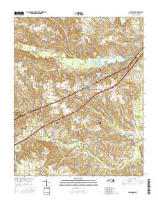 Four Oaks 2016 topographic map thumbnail