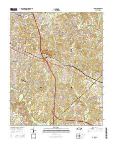 Garner 2016 topographic map thumbnail