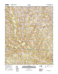 Gastonia South 2016 topographic map thumbnail