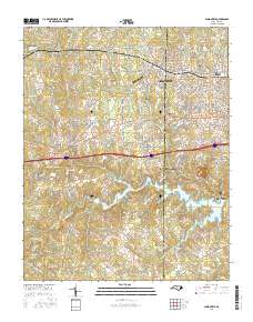 Gibsonville 2016 topographic map thumbnail