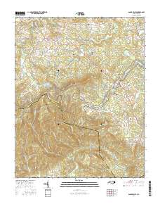 Glade Valley 2016 topographic map thumbnail