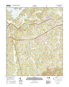 Glen Alpine 2016 topographic map thumbnail