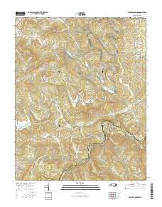 Glendale Springs 2016 topographic map thumbnail