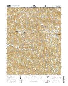 Grassy Creek 2016 topographic map thumbnail