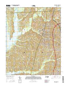 Green Level 2016 topographic map thumbnail
