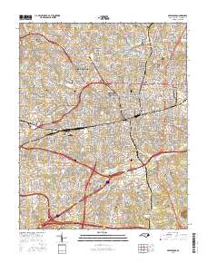 Greensboro 2016 topographic map thumbnail